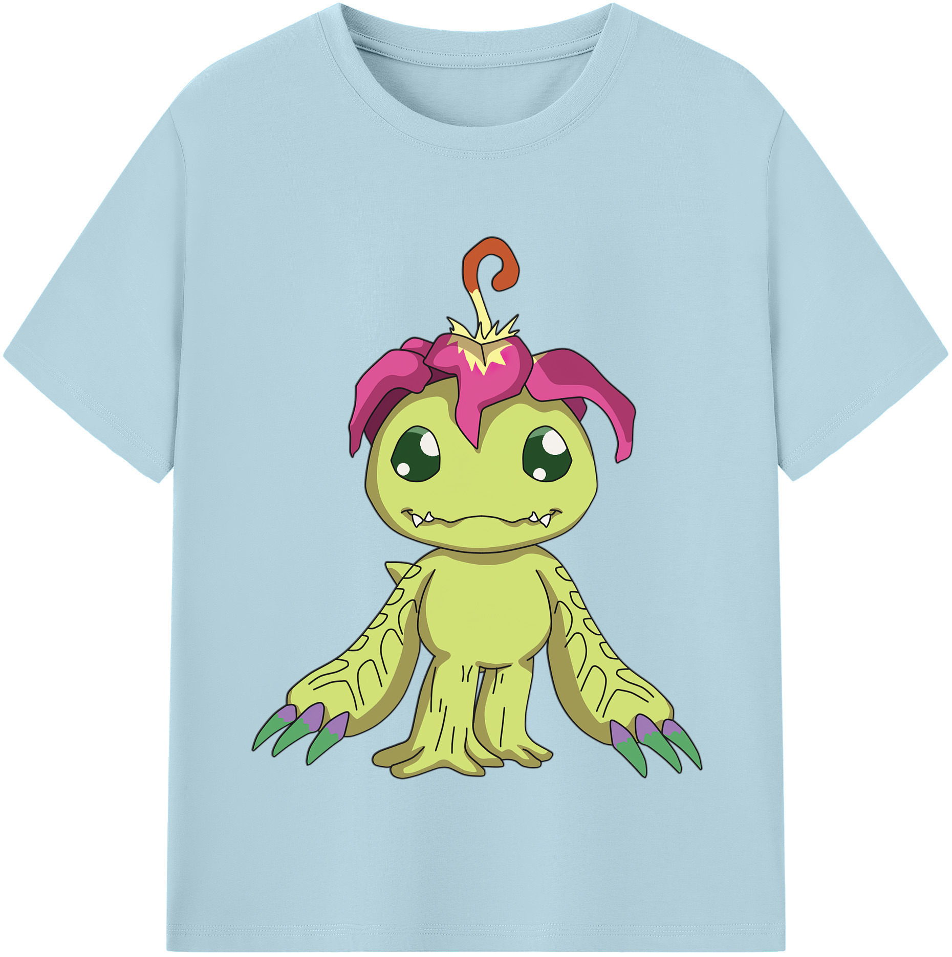 （画像用） Digimon デジタルモンスター/デジモン 綿100％半袖Tシャツ（フロントプリント）